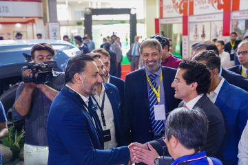 Minister Visit at Stalls